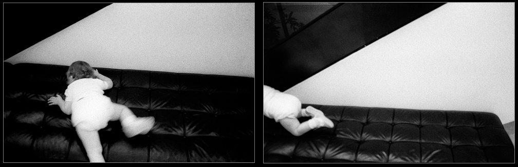 "Yvonne at the Hirshhorn Museum", 1982,  Contemporary Art Photography, Black & White Photography, Photo-Sequence, Diptych Photography, Visual Memories Series