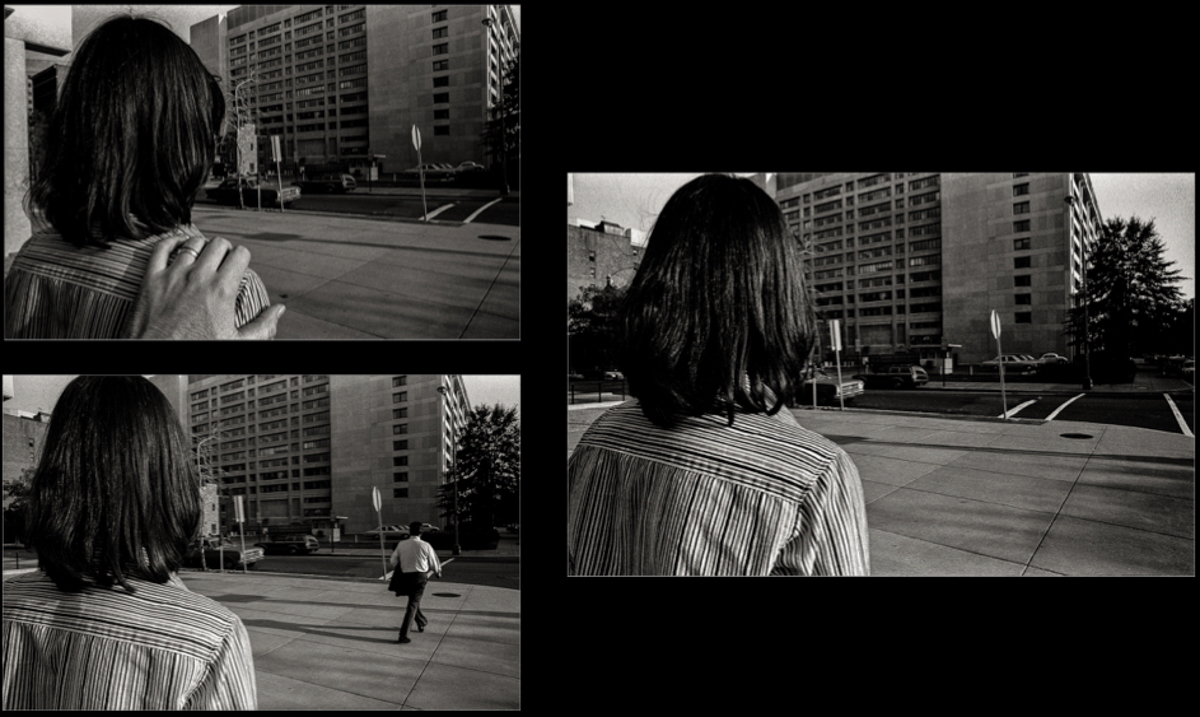 "Strangers Touch", 1976,  Contemporary Art Photography, Black & White Photography, Photo-Sequence, Diptych Photography, Visual Memories Series